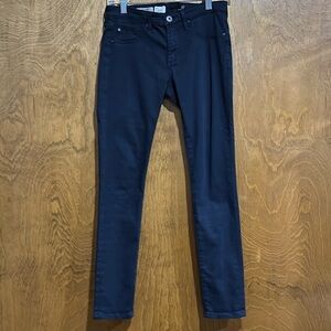 Ag Adriano Goldschmied Women's Skinny Jeans Size 26 Blue Dark Wash - EUC